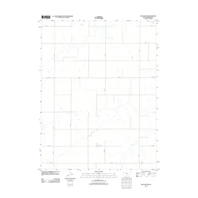 2012 Map of Ruleton NW, 2012 Print