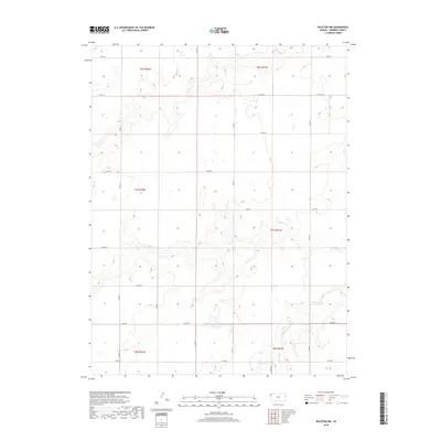 2018 Map of Ruleton NW, 2018 Print