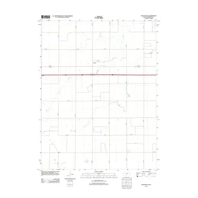 2012 Map of Ruleton SE, 2012 Print