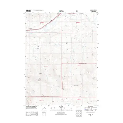 2013 Map of Rulison, 2013 Print
