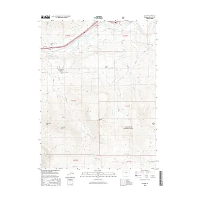 2016 Map of Rulison, 2016 Print