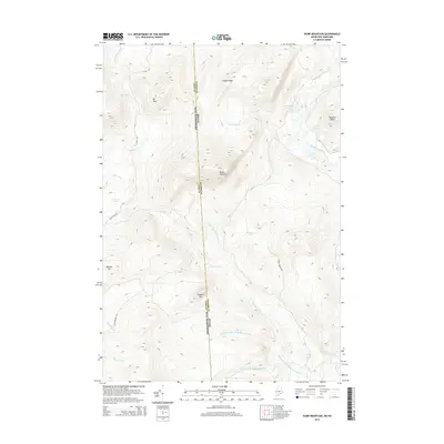 2014 Map of Rump Mountain, 2014 Print