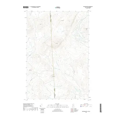 2018 Map of Rump Mountain, 2018 Print