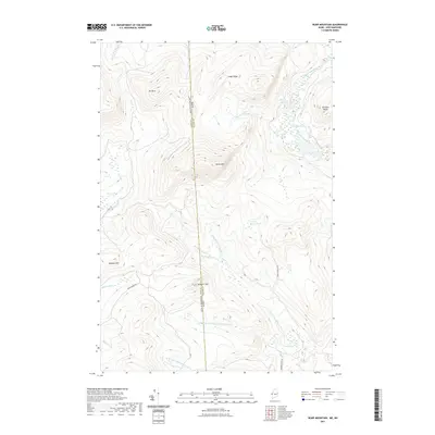 2021 Map of Rump Mountain, 2021 Print