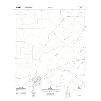 2013 Map of Runge, 2013 Print