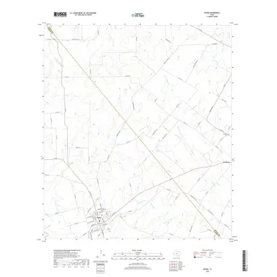 2019 Map of Runge, 2019 Print
