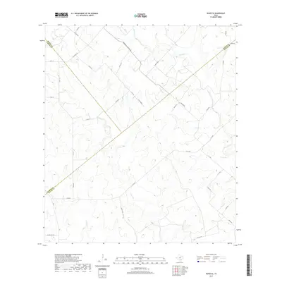 2019 Map of Runge SE, 2019 Print