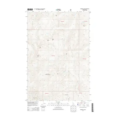 2013 Map of Running Lake, 2013 Print