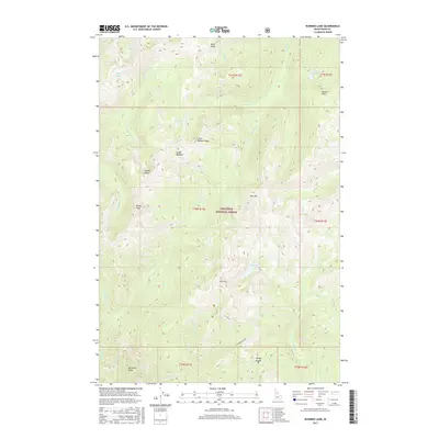 2017 Map of Running Lake, 2017 Print