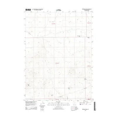 2014 Map of Runswick Wash, 2014 Print
