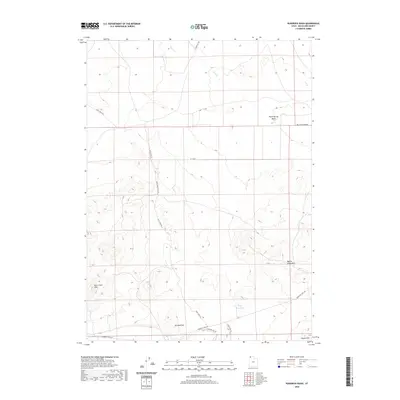 2020 Map of Runswick Wash, 2020 Print