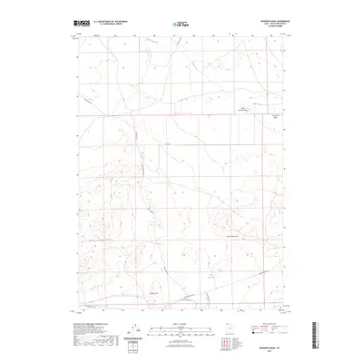 2023 Map of Runswick Wash, 2023 Print