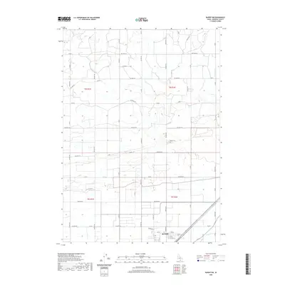 2020 Map of Rupert NW, 2020 Print