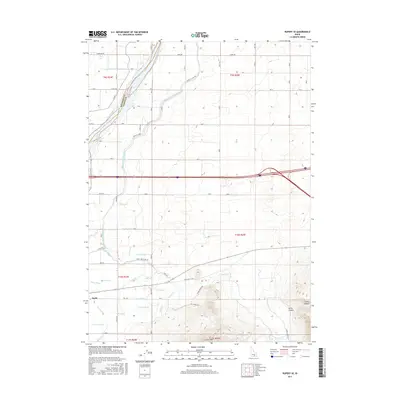 2017 Map of Rupert SE, 2017 Print