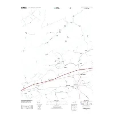 2013 Map of Rural Retreat, 2013 Print