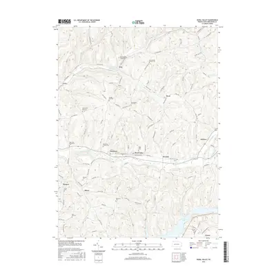 2016 Map of Rural Valley, 2016 Print