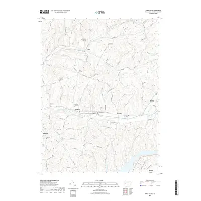 2019 Map of Rural Valley, 2019 Print
