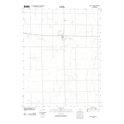 2009 Map of Rush Center, 2009 Print