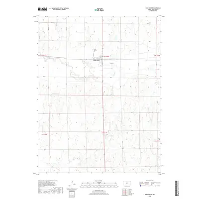2018 Map of Rush Center, 2018 Print