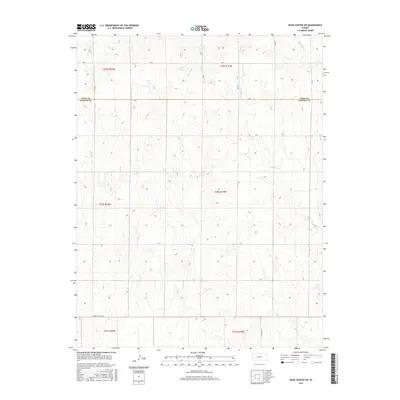 2015 Map of Rush Center SW, 2015 Print