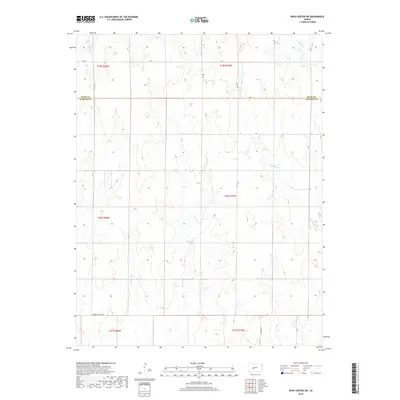 2018 Map of Rush Center SW, 2018 Print