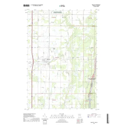 2019 Map of Rush City, 2019 Print