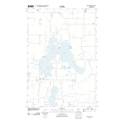 2010 Map of Rush Lake, 2010 Print