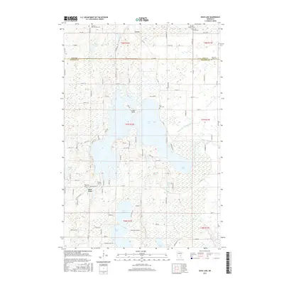 2016 Map of Rush Lake, 2016 Print