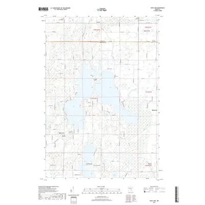 2019 Map of Rush Lake, 2019 Print