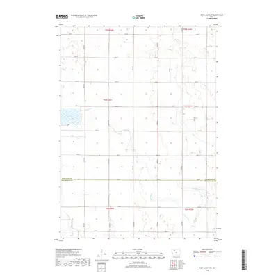 2018 Map of Rush Lake East, 2018 Print