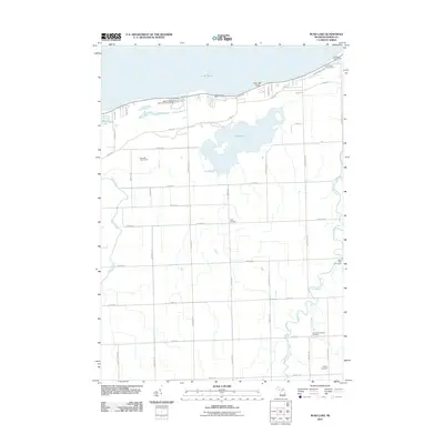 2011 Map of Rush Lake, 2011 Print