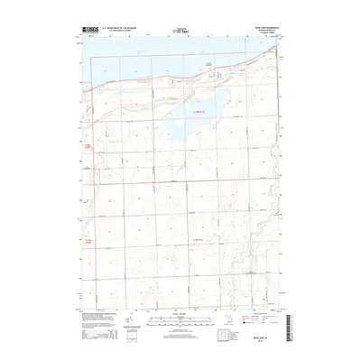 2014 Map of Rush Lake, 2014 Print