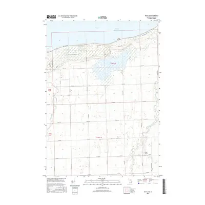 2017 Map of Rush Lake, 2017 Print