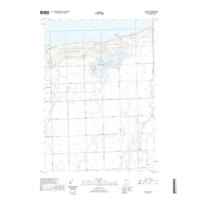 2019 Map of Rush Lake, 2019 Print