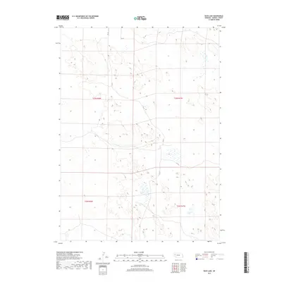 2017 Map of Rush Lake, 2017 Print