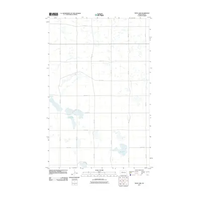 2011 Map of Rush Lake, 2011 Print