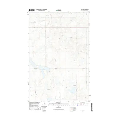 2014 Map of Rush Lake, 2014 Print