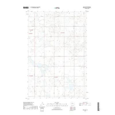 2018 Map of Rush Lake, 2018 Print