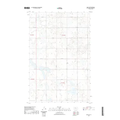 2020 Map of Rush Lake, 2020 Print