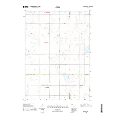 2018 Map of Rush Lake West, 2018 Print