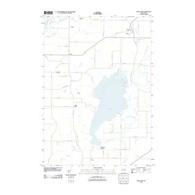 2010 Map of Rush Lake, 2010 Print