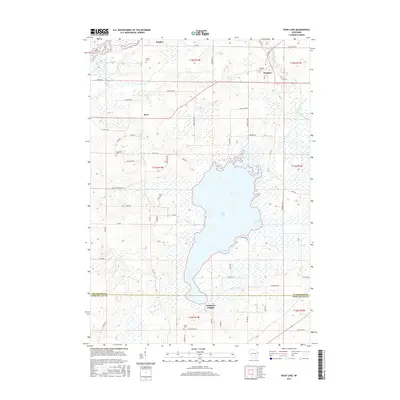 2015 Map of Rush Lake, 2015 Print