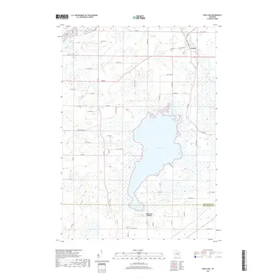 2018 Map of Rush Lake, 2018 Print
