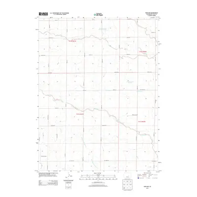 2013 Map of Rush NW, 2013 Print