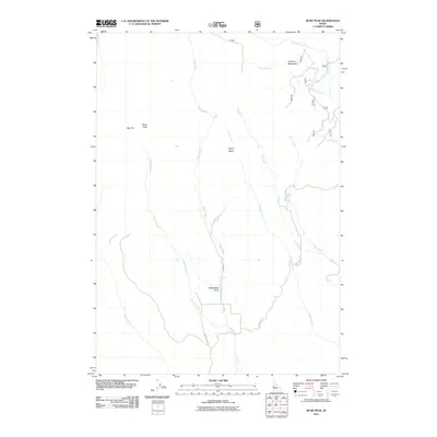 2011 Map of Rush Peak, 2011 Print