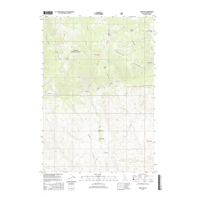 2017 Map of Rush Peak, 2017 Print