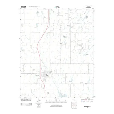 2010 Map of Rush Springs, 2010 Print