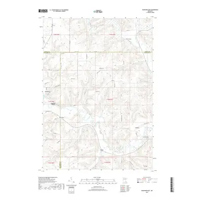 2019 Map of Rushford East, 2019 Print