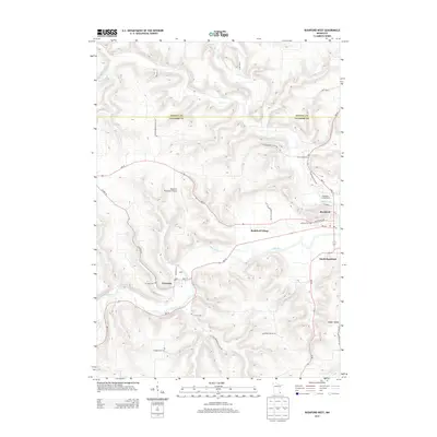 2013 Map of Rushford West, 2013 Print