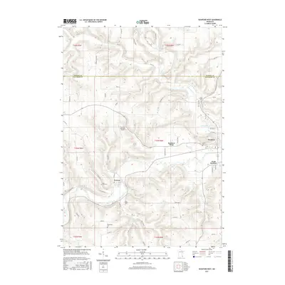 2016 Map of Rushford West, 2016 Print